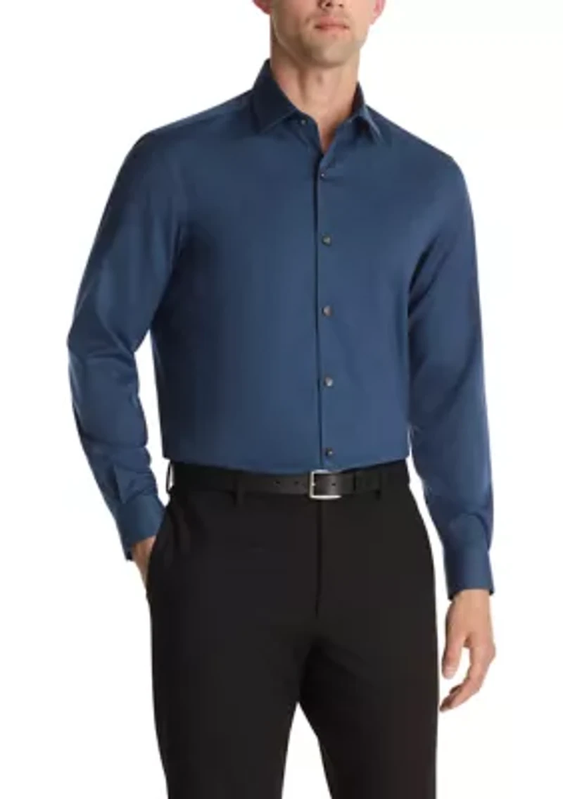 Men's Comfort Performance Slim Fit Dress Shirt