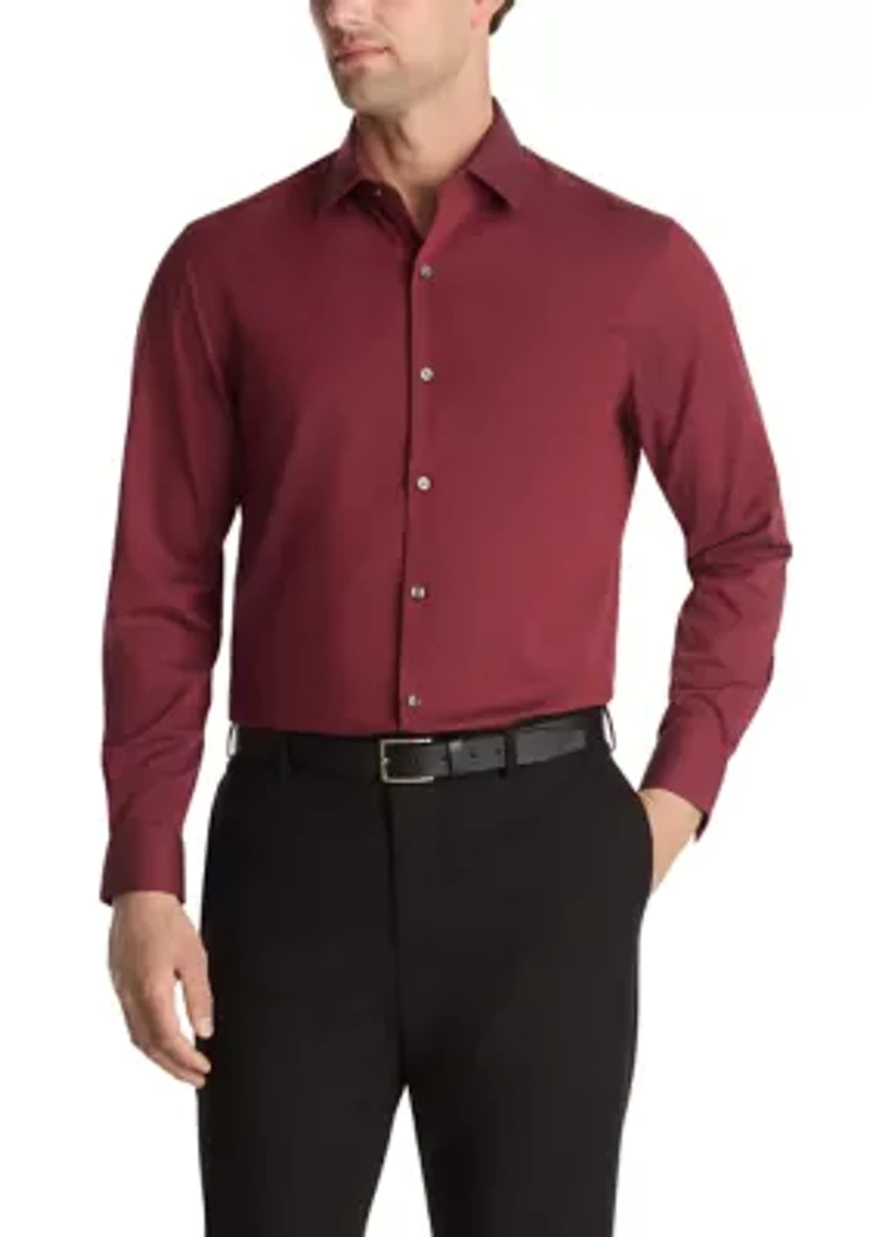 Men's Comfort Performance Slim Fit Dress Shirt