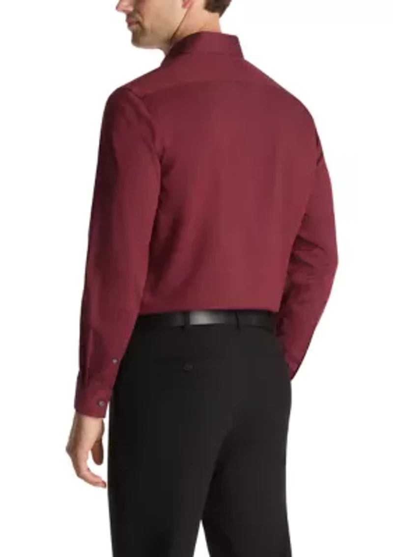 Men's Comfort Performance Slim Fit Dress Shirt