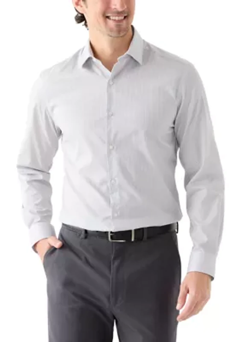 Men's Long Sleeve Slim Fit Dress Shirt
