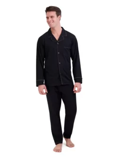 Hanes Men's Knit Pajama Set
