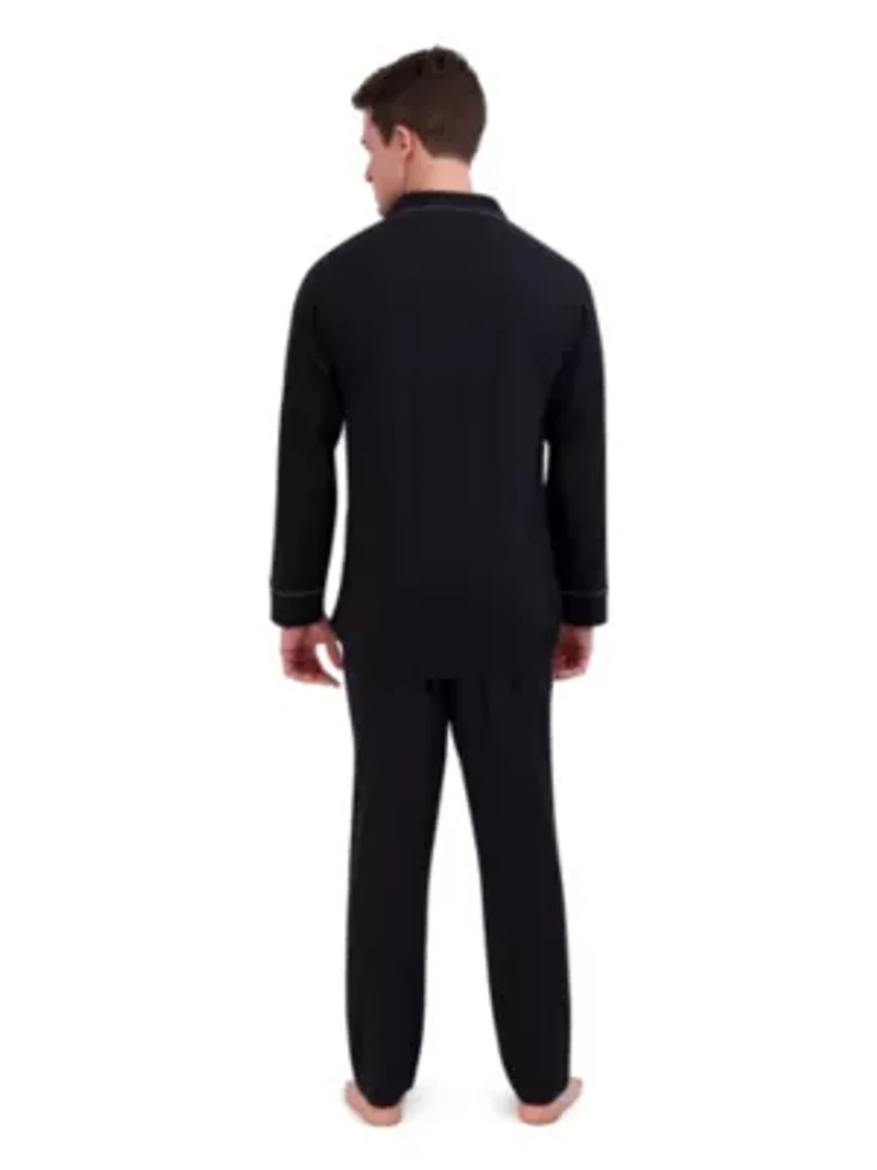 Hanes Men's Knit Pajama Set