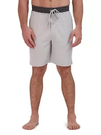 Men's Two Pack French Terry Knit Sleep Shorts
