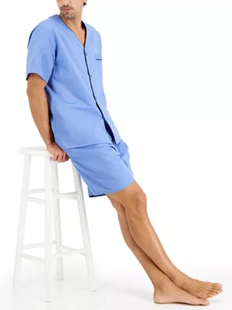 Men's Short Sleeve Pajama Set