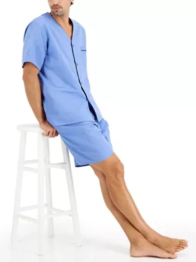 Men's Short Sleeve Pajama Set