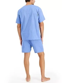 Men's Short Sleeve Pajama Set