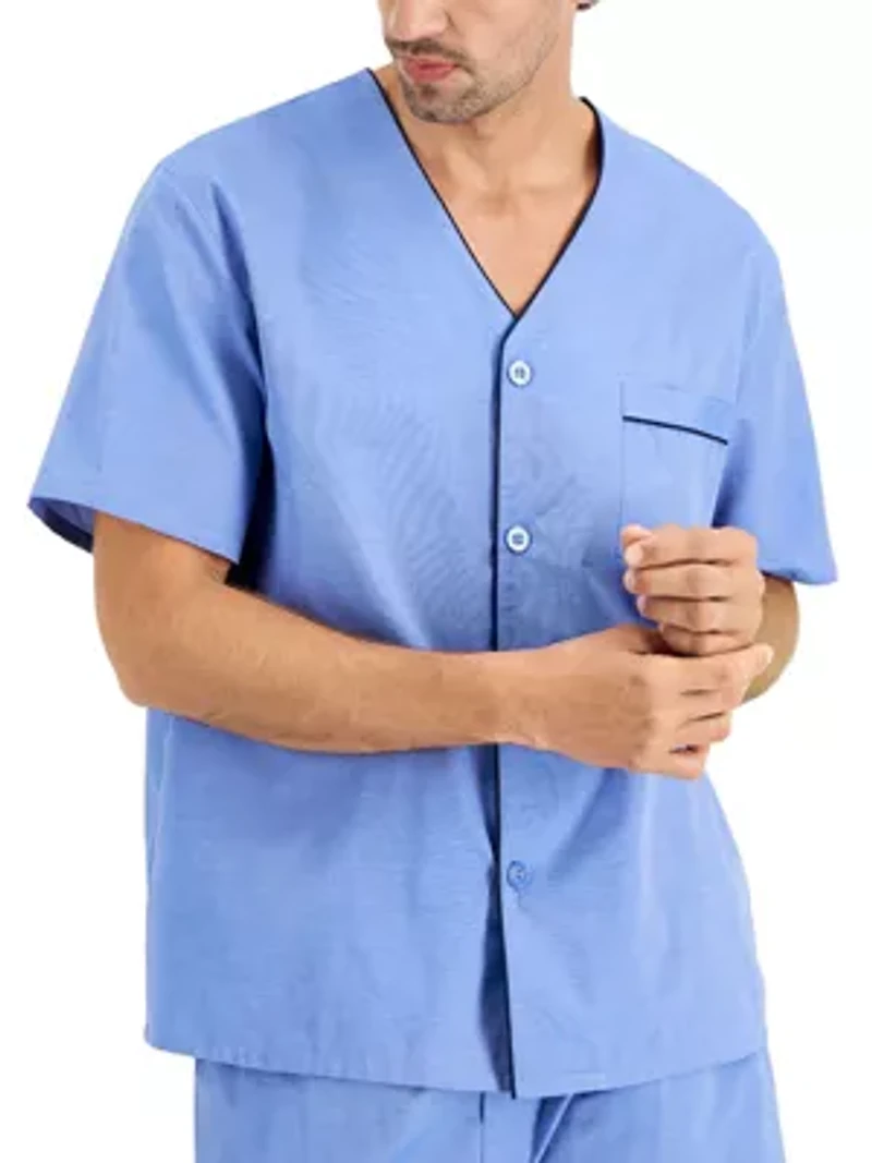 Men's Short Sleeve Pajama Set