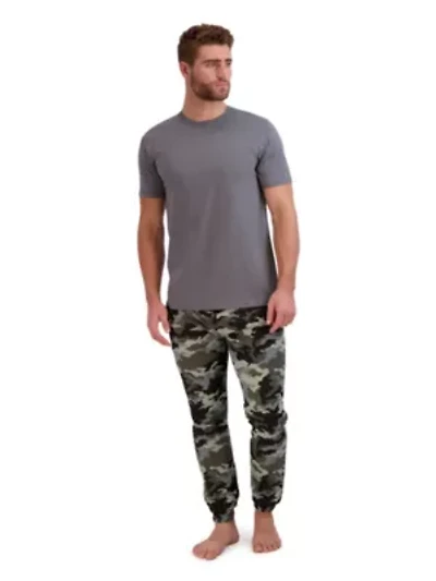 Men's Ultrasoft T-Shirt and French Terry Sleep Jogger Set