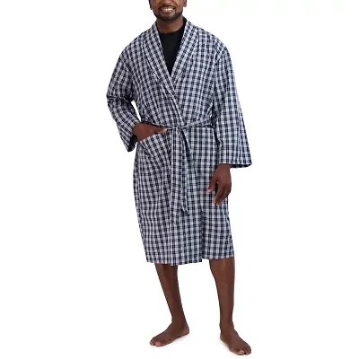 Men's Woven Shawl Collar Robe