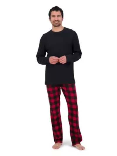 Men's 2-Piece X-TEMP Micro Fleece Pajama Set