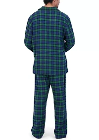Hanes Men's Flannel Pajama Set