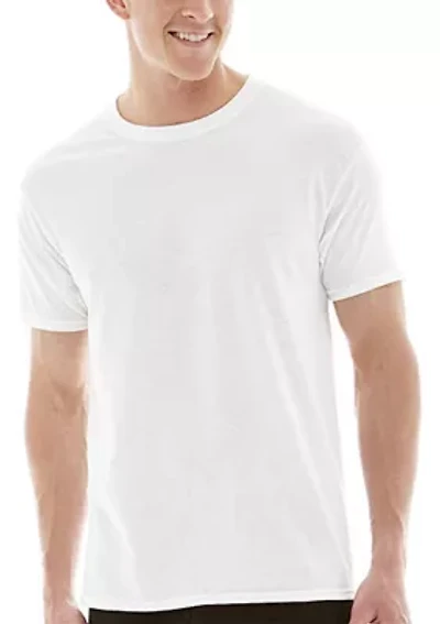 Hanes Men's 5-Pack Tall Crewneck Shirts