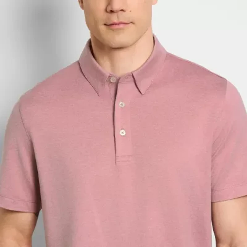 Twill Polo Short Sleeve Shirt