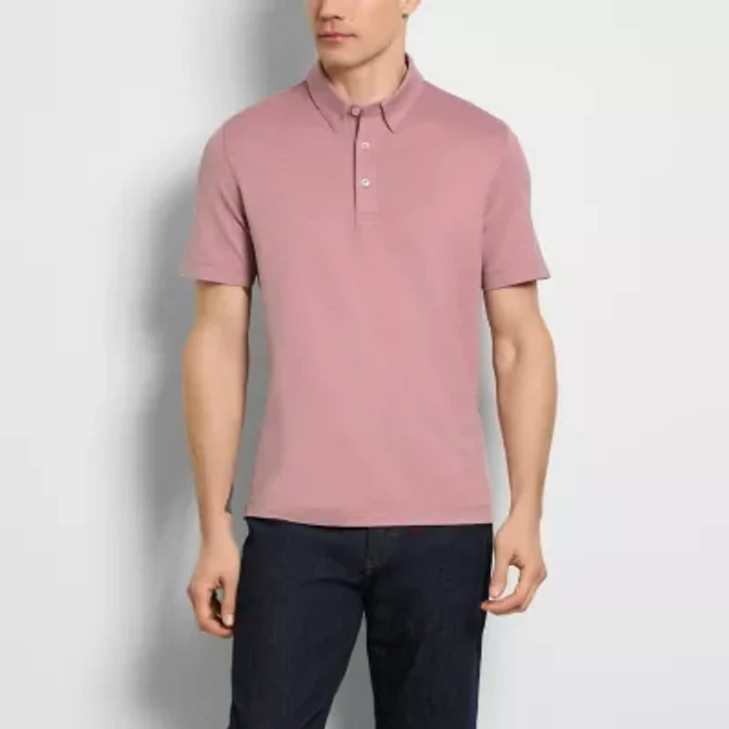 Twill Polo Short Sleeve Shirt