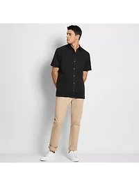 WEEKEND SOLID CAMP SHORT SLEEVE SHIRT