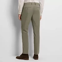 Straight Fit Cotton Fine Stripe  Pants