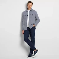 Long Sleeve Twill Fleece Knit Shacket