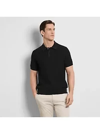 Smart Temp Texture Snap Polo