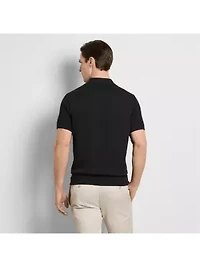 Smart Temp Texture Snap Polo