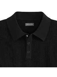 Smart Temp Texture Snap Polo