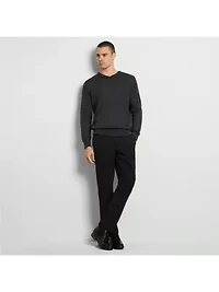 Essential End On Stripe LS V Neck Sweater