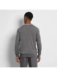 Essential LS Crew Neck Ski Stripe Sweater
