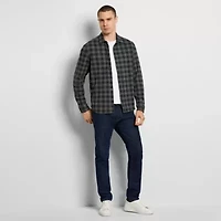 Performance Knit Coat Front Plaid