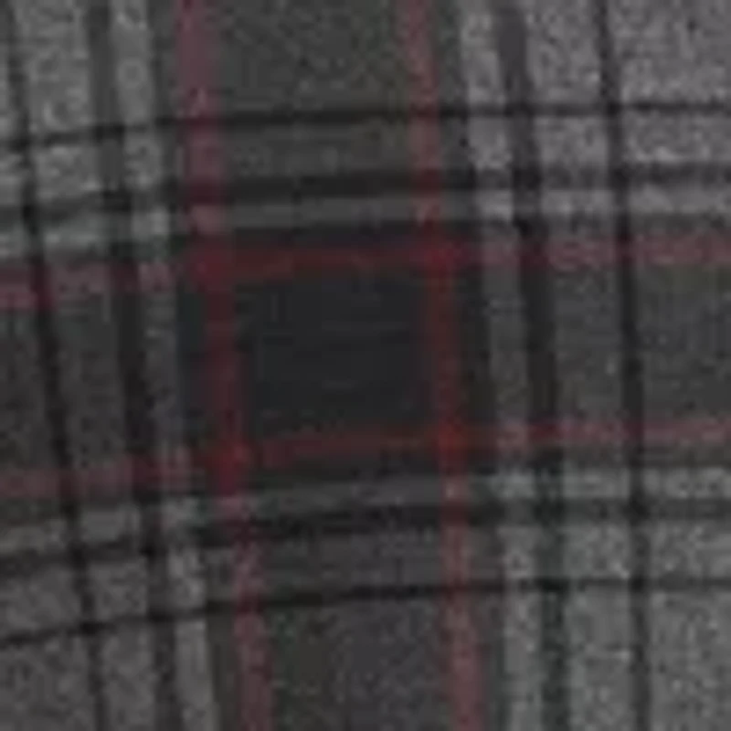 Performance Knit Coat Front LS Tartan