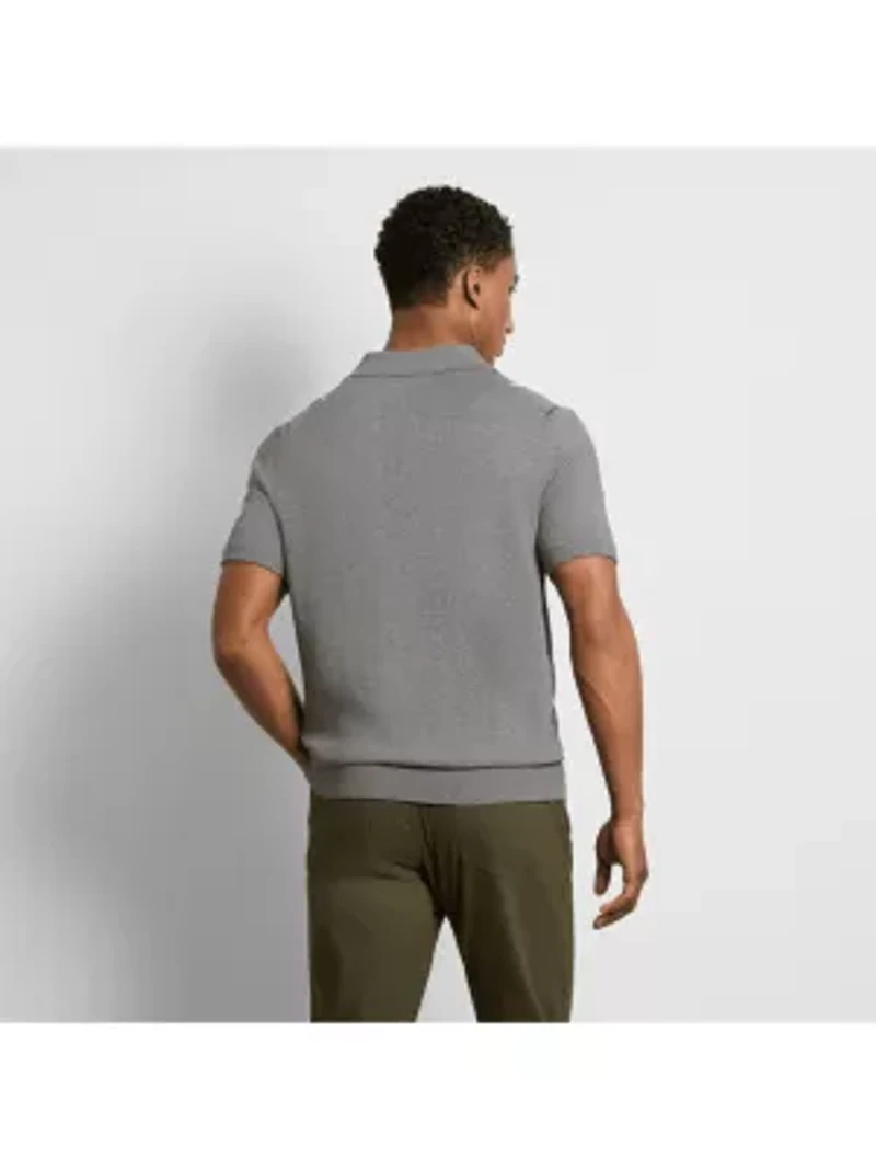 Smart Temp Sweater Stripe Polo