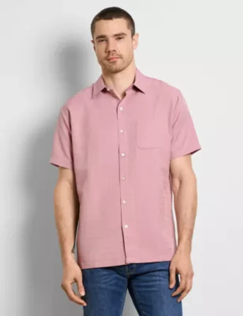 WEEKEND PRINTED CAMP SHORT SLEEVE SHIRT