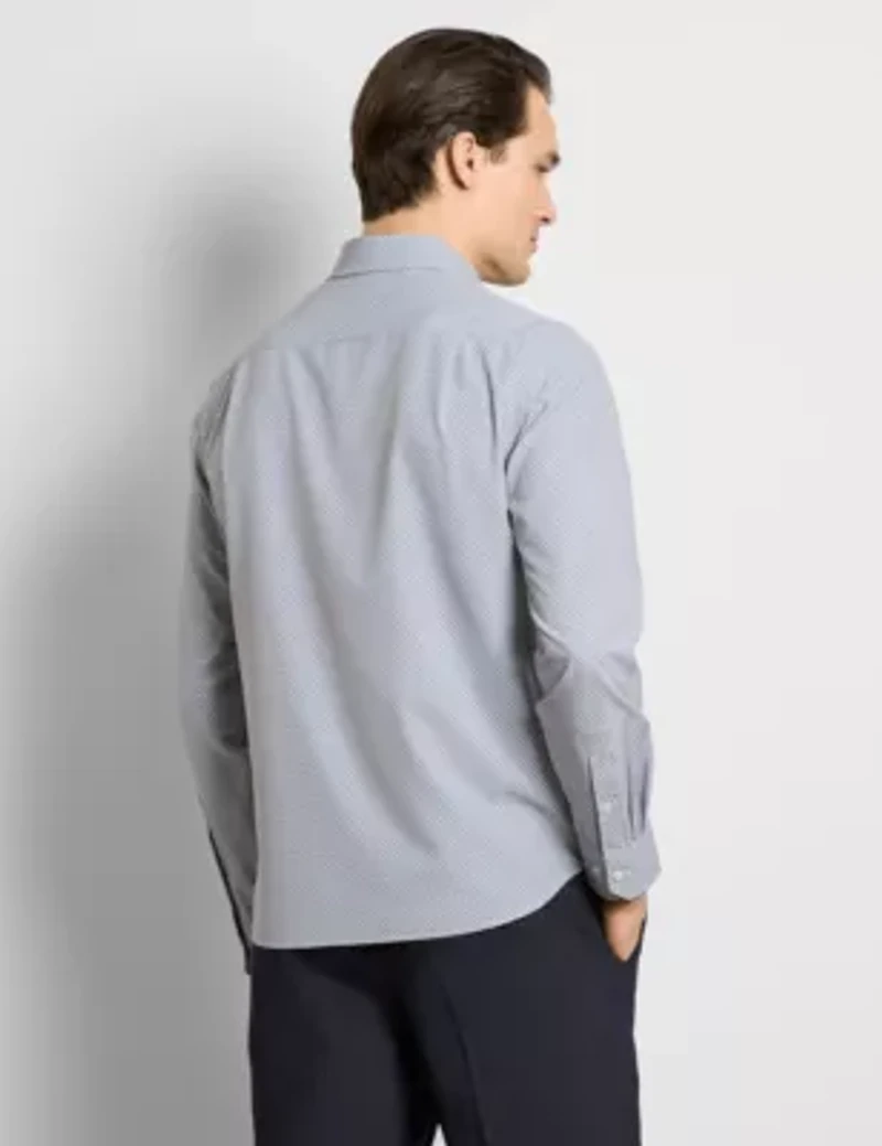 ALL WAY STRETCH PRINTED LONG SLEEVE SHIRT