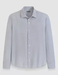 ALL WAY STRETCH PRINTED LONG SLEEVE SHIRT