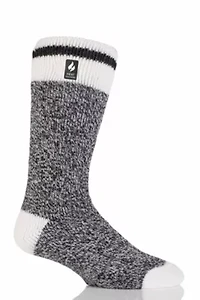 Lite Bunting Cream Block Twist Crew Sock