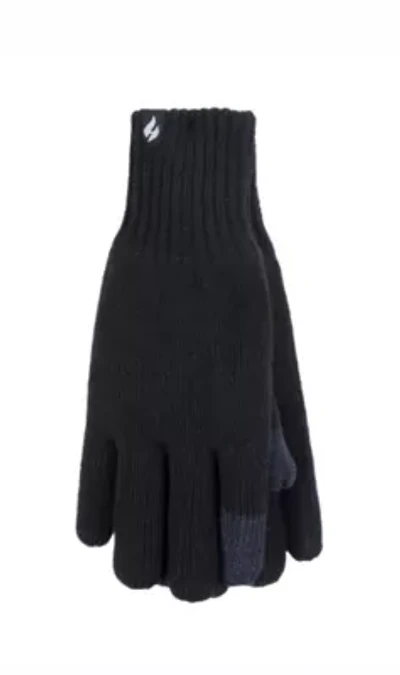 Men's Flat Knit Glove with Touch Screen