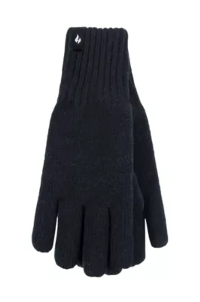 Nevis Solid Flat Knit Gloves