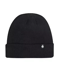 Oran Solid Flat Knit Roll Up Hat