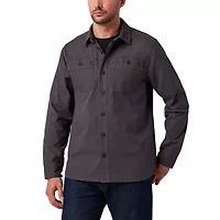 Men's Lucky Brand Workwear Long Sleeve Solid Slub Canvas Shirt