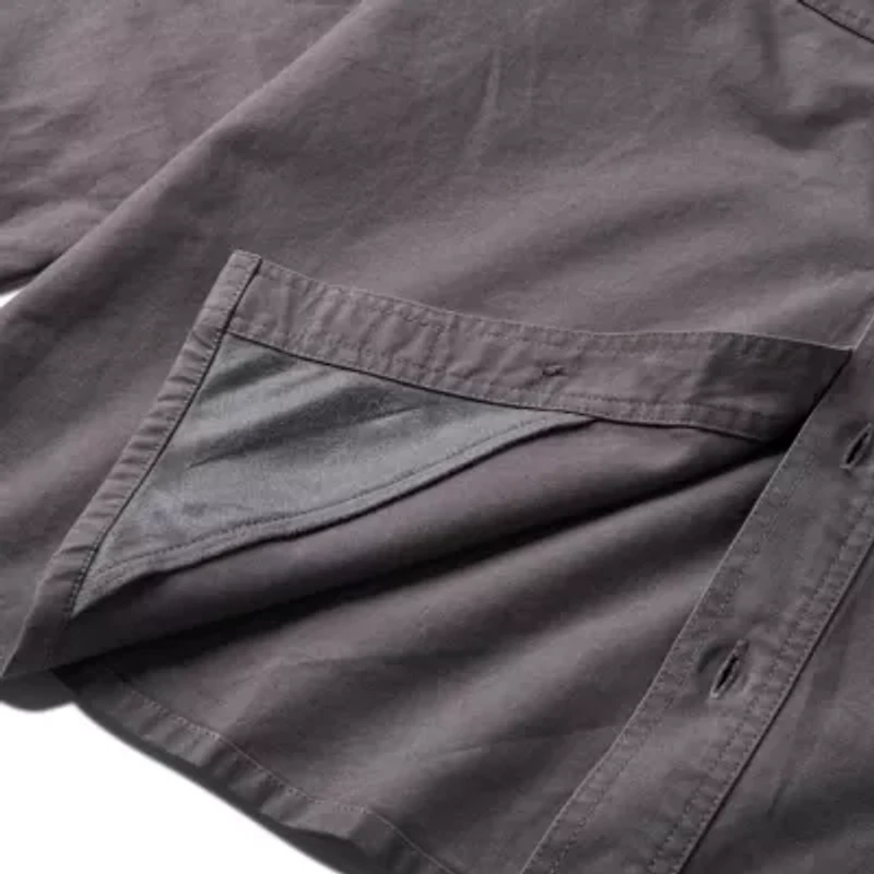 Men's Lucky Brand Workwear Long Sleeve Solid Slub Canvas Shirt