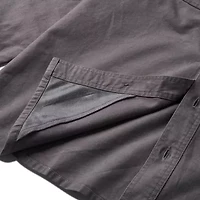 Men's Lucky Brand Workwear Long Sleeve Solid Slub Canvas Shirt