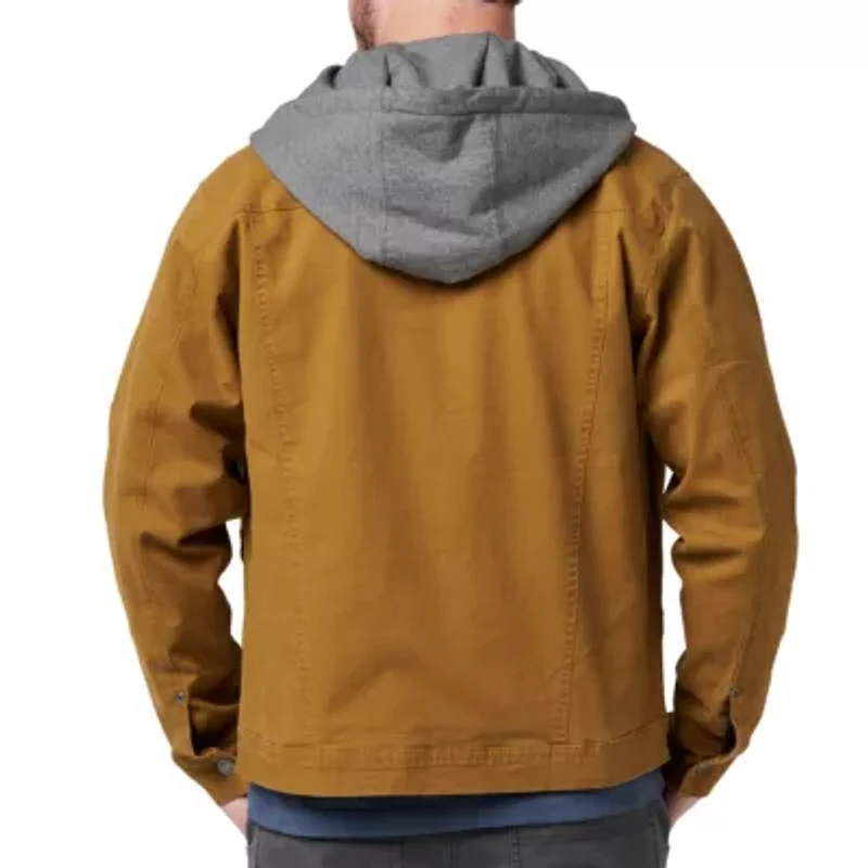 Men's Lucky Brand Workwear Full Zip Canvas Chore Jacket with Quilted Lining