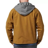 Men's Lucky Brand Workwear Full Zip Canvas Chore Jacket with Quilted Lining