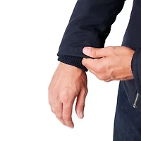 Men's Lucky Brand Workwear Full Zip Hooded Canvas Chore Coat with Sherpa Lining