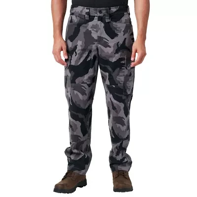 Men's Lucky Brand Workwear Canvas Camo Cargo Pant with Inner Drawstring-Long