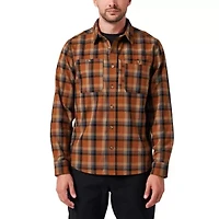 Men's Lucky Brand Workwear Long Sleeve Framework Yarn Dyed Plaid Flannel Workshirt