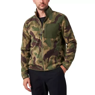 Men's Lucky Brand Workwear Full Zip Camo Polar Fleece Jacket