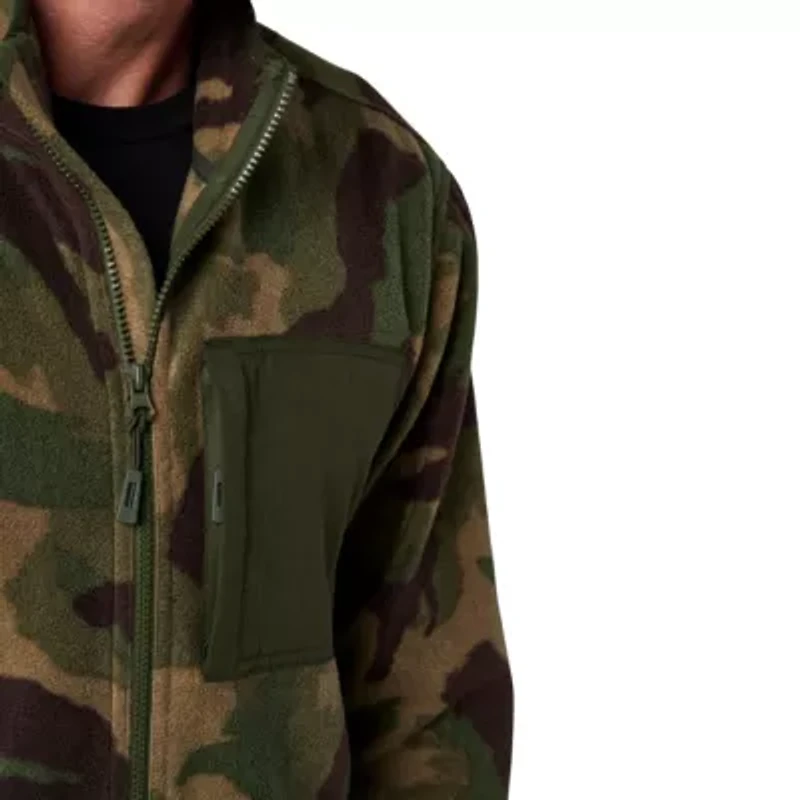 Men's Lucky Brand Workwear Full Zip Camo Polar Fleece Jacket