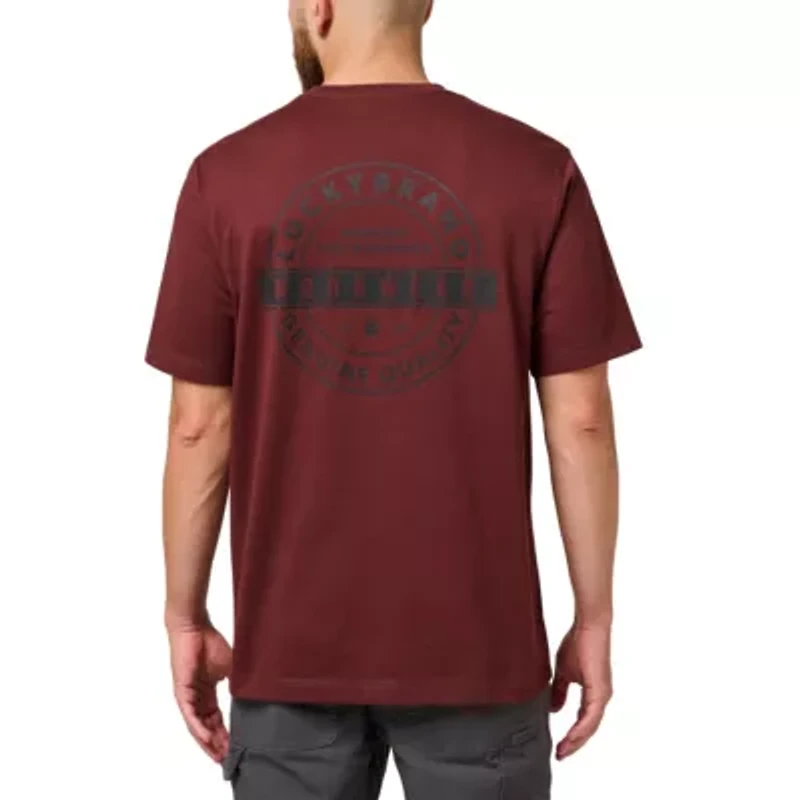 Men's Distress Stamp Graphic T-Shirt