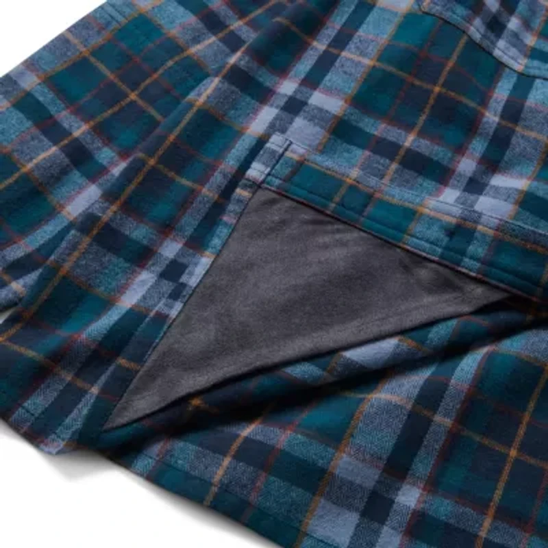 Men's Long Sleeve Yarn Dyed Everglades Plaid Flannel Work Shirt