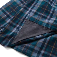 Men's Long Sleeve Yarn Dyed Everglades Plaid Flannel Work Shirt