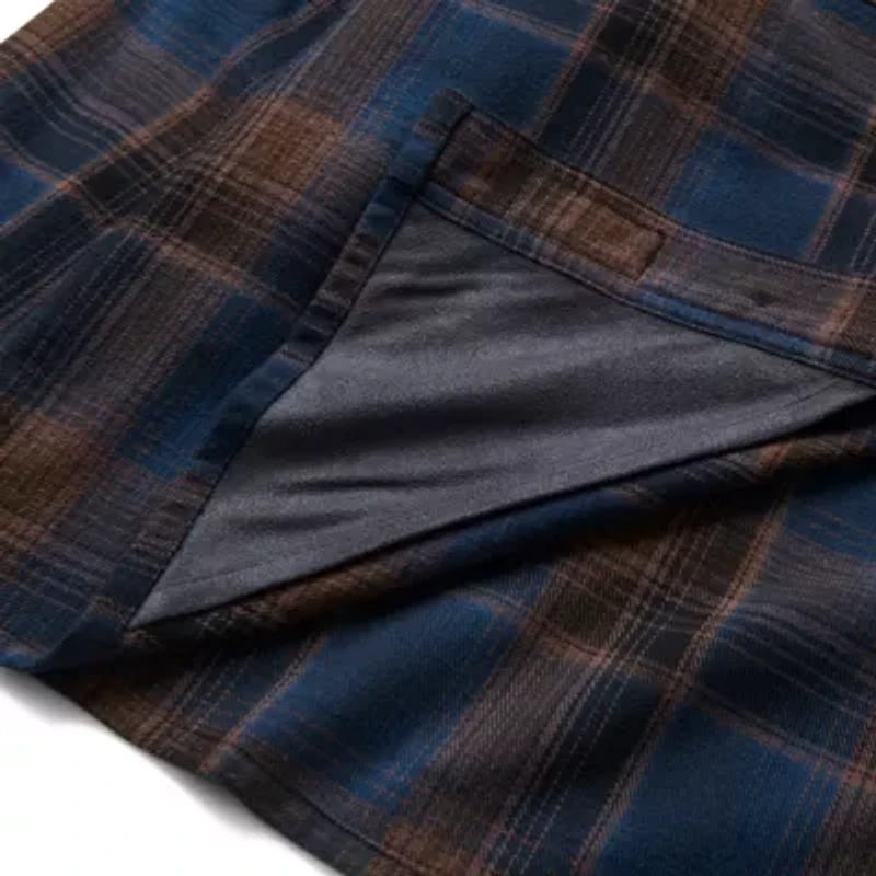 Men's Long Sleeve Yarn Dyed Rainier Plaid Flannel Work Shirt